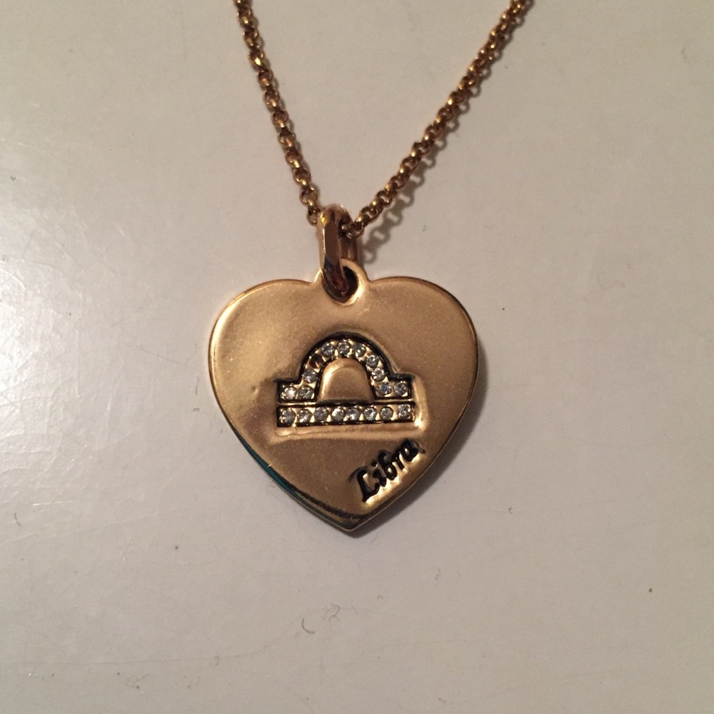 Juicy Couture Gold Libra Pendant Necklace